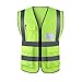 harayaa Chaleco Reflectante para Correr para Ropa de Trabajo de Apoyo - Amarillo, XL