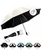 Chakipee Paraguas plegable Antiviento mujer - Paraguas invertido resistente al viento, Paraguas de viaje automático portátil compacto hombre, revestimiento de 210T, resistente a los rayos UV