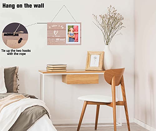 Teacher Appreciation Gift -Teachers Day,Retirement,End Of The Year,Back To School,Birthday,Christmas,Thank You Gifts For Teachers -It Takes A Big Heart To Shape Little Minds -Photo Picture Frame Gift #TOP5