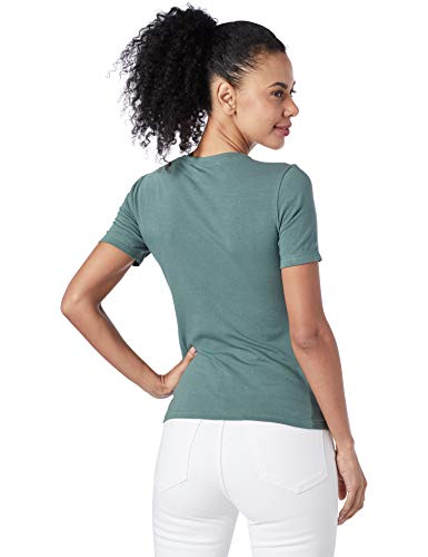 Camiseta Básica, Hering, Feminino, Verde, XP