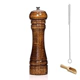 Die Pfeffer & Salz Mühle aus hochwertigen und natürlichen Materialien (mächtig und frei von Kunststoffen) schützt Gewürze vor Licht und Luft. Es beeinflusst den Geruch oder Geschmack der Gewürze nicht (geruchs- und geschmacksneutral) und hält Gewürze auch noch länger frisch.