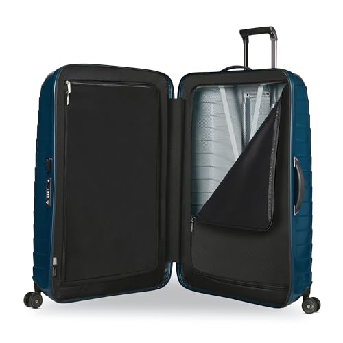 Image of Samsonite Proxis X-Large Hardside Luggage with Dual Spinner Wheels - Innovative Roxkin Lightweight Shell With Ultimate Durability- Includes TSA Lock, Ergonomic Telescoping Handle - Petrol Blue