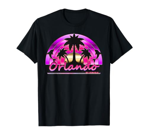 Souvenir turistico locale di Orlando Beach Florida Maglietta