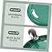 Milisten 1set Abdominal Training Plate Non-slip Fitness Exercise Sliding Disc with Knee Cushion for Full-body Workouts Suitable for All Ages and Fitness Levels