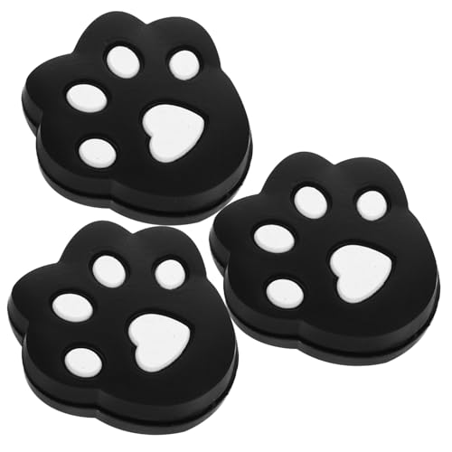 Happyyami 3Pcs Tennis Racket Dampeners Silicone Tool Reduces Vibration for Better Control Cute Design for All Tennis Rackets Claw Style Damping Supplies