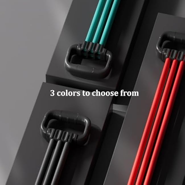 Chest Expander 6-Level Adjustable Fitness Puller Resistance Band Exercise Band Chest Muscle Arm Training Suitable for Male and Female Adults to Exercise Yoga and Home Fitness Equipment