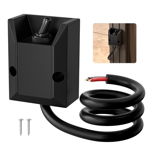 Toggle Switch 12V SPST 2 Pin Waterproof Marine Toggle Switch Panel with 2FT Pre-Wired 12 Volt On Off Switch 30A Heavy Duty with Boot Cover for Automotive Boat Car Truck