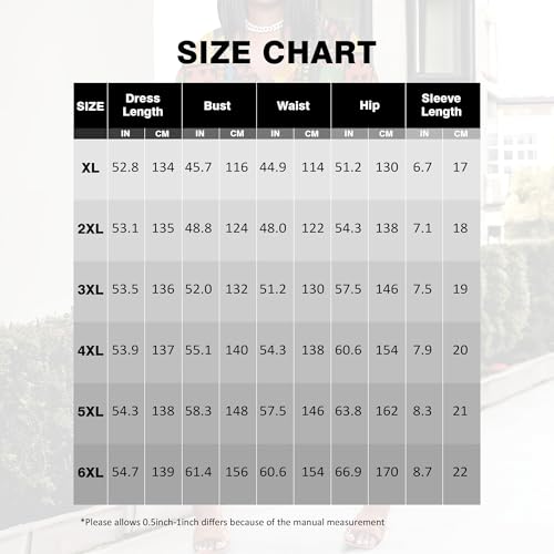 Image of SUZONANA Plus Size Dresses for Curvy Women African Print American Dress Summer Outfits Casual Loose with Pocket