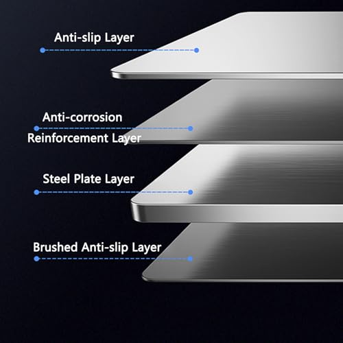 QSTGX Gas Stove Cover Board Kitchen Sink Stainless steel material Multi-Functional Plat Rust-Proof Easy to Clean for Countertop Space and Tray(A-1.5mm,50x80x7cm) - Image 4