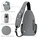 LEDAOU Crossbody Sling Bag Anti-Theft Sling Backpack Cross Body Shoulder Chest Bag Fanny Pack Travel Hiking Daypack