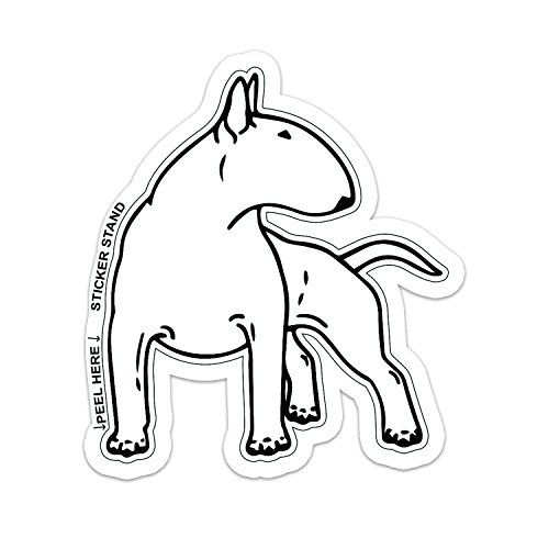 Bull Terrier dog car bumper sticker decal 6