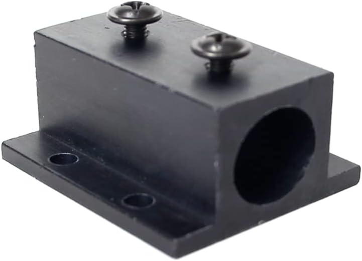 Black all -aluminum waterworking seat Lidar set heat sink bracket Laser fixed bracket for 12mm laser module（1.18″×0.7″×1.38″） (2pack)