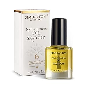 Simon&Tom – Nail Oil Saviour – Nagel und Nagelhaut Reparaturöl – 9 ml – Mit 100% Bio Öle – Regeneriert und fördert das Wachstum – Für natürliche und Acrylnägel – Vegan – Parabenfrei – Made in Spain