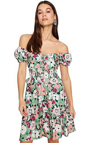Robe patineuse Trendyol en tissu tissé coupe regular pour femme