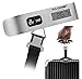 Digital Luggage Scale with LCD display, Zero/Tare Functions and Overload Indicator - Accurately Measure Up to 110 lbs Anywhere