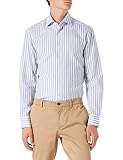 Estilo formal Hackett London Etamine Bold Stripe, Camisa Hombre, Blanco Y Azul, 157
