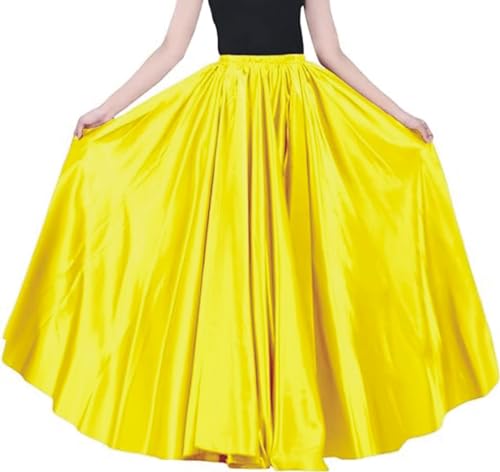 Image of Radhika 'n' Dhaanya creation Women's Silk Fabric Double Umbrella Lehenga Skirt Flare 8 to 9 mtrs.