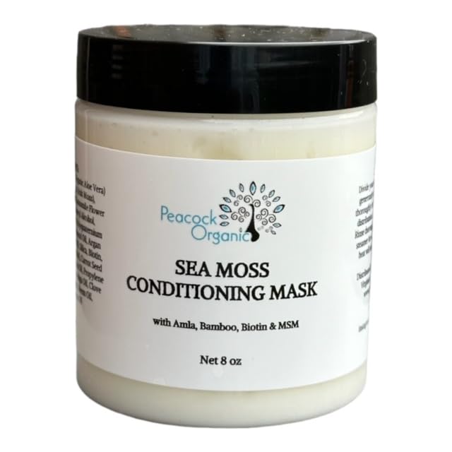 Sea Moss Mask with Amla, Biotin and MSM | Anti Shedding and Healthy ReGrowth | 8oz