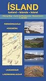 ISLAND: Hiking Map - Carte de Randonnée - Wanderkarte (1:50 000): Landmannalaugar, Laugavegur, Þórsmörk & Fimmvörðuháls