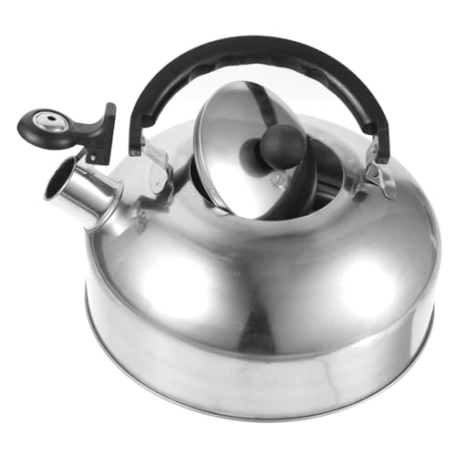 Ipetboom Hervidor de Agua Inoxidable con Silbato para Cocinas de Inducción Capacidad de Práctico y Ergonómico para y Bebidas Calientes