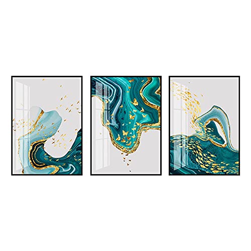 Peinture décorative papillon moderne triptyque de fond mur salon art prints 50x70cm