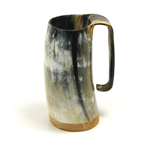 Abbeyhorn Soldiers - Taza medieval con texto en inglés"Game of Thrones" (tamaño mediano), diseño de cuerno