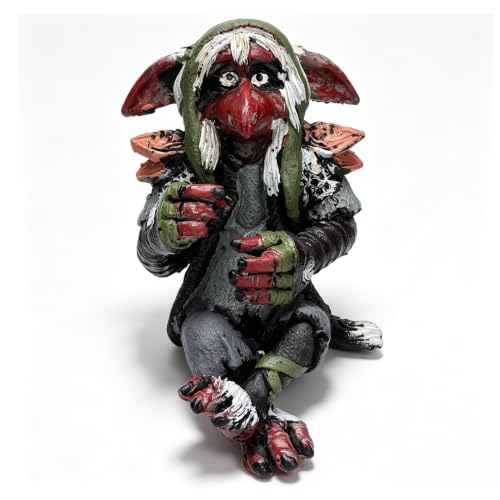 CHEOTIME Garden Goblin Statue Funny Desktop Decoration Indoor Outdoor