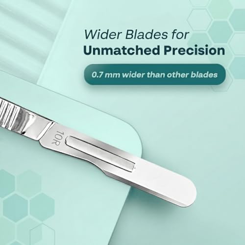 Derma Twist DermaTwist 10R Blades Dermaplaning 100-Pack Sterile Dermaplaning Razors for Women Face â 10R Dermaplane Blades for face