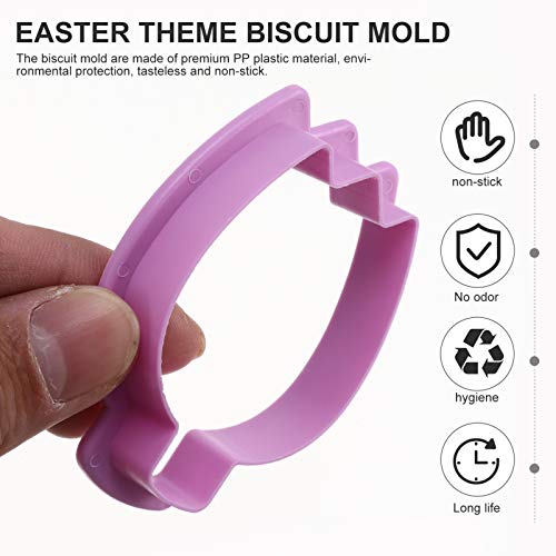 UPKOCH 10Pcs Páscoa Tema Moldes Do Bolinho Molde de Cozimento Do Bolinho Dos Desenhos Animados Molde