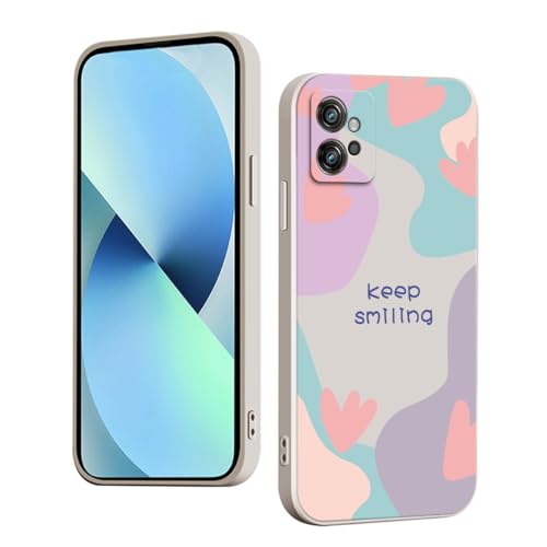 WOKEZ Telefonfodral för Motorola Moto G32 - Blommönster & Ultratunn