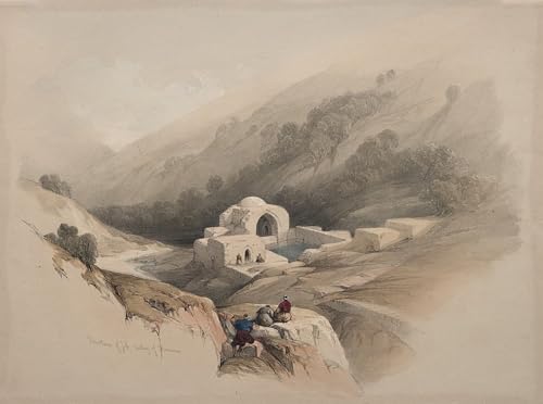 Vallée de Hinnom Peintures David Roberts Finie la Monotonie Déco Bureau Cadre 60x90