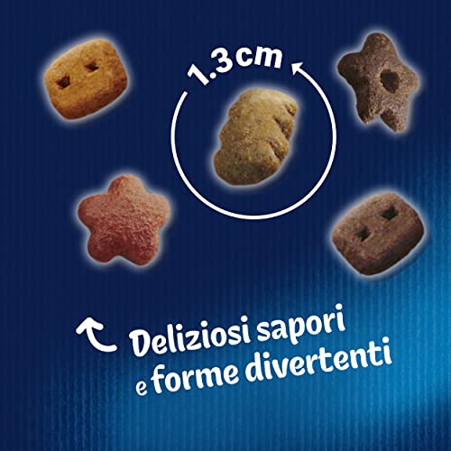 FELIX Party Mix Snack per Gatti Adulti - Croccantini con Pollo, Fegato e Tacchino, 8 Confezioni da 60 g, Forme Divertenti e Aromi Sfiziosi - Immagine 4