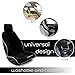 RAINUNG Car Seat Protector: Auto Car Seat Cover from Neoprene with Bracket- Nonslip Backing to Protect Your Leather Car Seats -Save Your Car-Truck-SUV (Black)