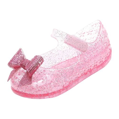 Toddler Jelly Sandals Little Girls Cute Bowknot Princess Mary Jane Shoes Closed Toe Floral Summer Dress Flat Sandal