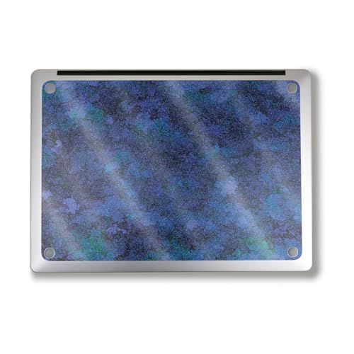 Image of Glossy Glitter Laptop Skin Compatible with Surface Laptop 7 15 inch (2024) - Blue Ice - Premium 3M Vinyl Protective Wrap Decal Cover - Easy to Apply | Crafted in The USA by MightySkins