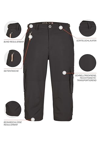 Pantalon 3/4 killtec Hommes GS 35 MN PNTS anthracite taille 56 - 3
