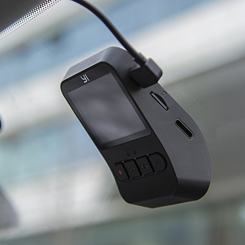 Image of YI Mini Dash Cam, 1080p FHD Dashboard Video Recorder, Wi-Fi Car Camera with 140 Degree Wide-Angle Lens, Night Vision, G-Sensor, 2 inch LCD Screen, Loop Recording