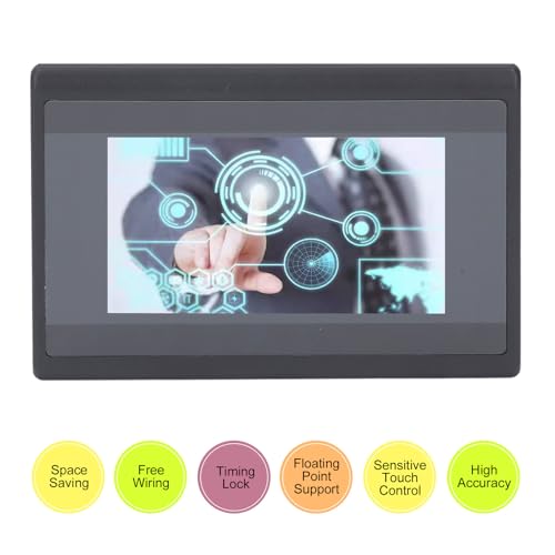 Pantalla Táctil PLC HMI de 4,3 Pulgadas con CPU ARM9 para Controladores FX3U 4