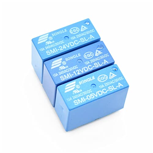 Relé de potencia SMI-24VDC-SL-A componente electromecánico de 24V y 4 pines 10A para circuitos 3
