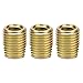 Sonew HighQuality Carbon Steel SelfTapping Threaded Insert Accessories, & Strong, Easy to Install, for Various Industries - Pack of 20 (Inner M5*0.8, Outer M8*1.0, Length 10mm)