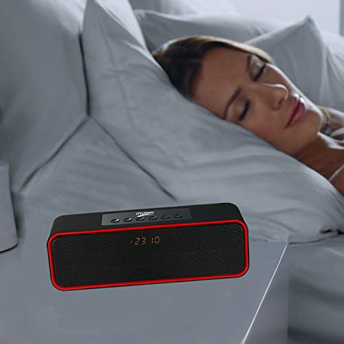 image for i-Tentek Portable Bluetooth Speaker, with10W Acoustic Driver, LED Disp