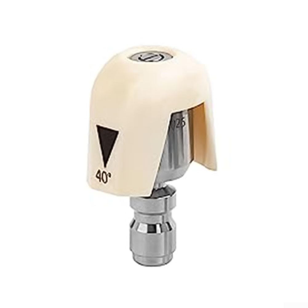 Lrfvhyqnk White Pressure Washer Nozzles Quick Connect Spray Tips, Quick Connect Pressure Washer Tips For Spx3000 360 Rotating 0-40 Degree Soap Nozzle(White)