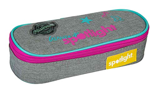 Preisvergleich Produktbild Undercover SLIG7733 - Schüleretui Spotlight, mit Hauptfach, Reissverschlussfach, Stecklasche und Klappe, ca. 21,5 x 10 x 6 cm, Schreibtisch-Organizer für Schreibwaren, Zeichen- und Büromaterialien