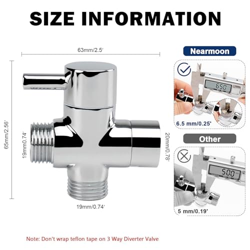 La Mejor Recopilación de Duchas y componentes de la ducha los más recomendados. 17 Duchas y componentes de la ducha marca NearMoon (2)