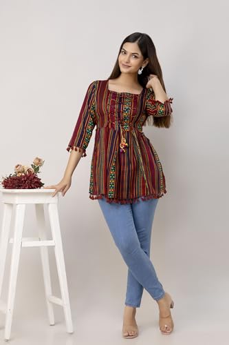 Image of Printed Top for Women&Girls