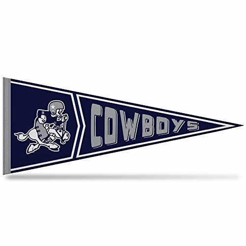 Image of Rico Industries NFL Retro - Alt 12 inch x 30 inch Felt Wall Decor Pennant - Great for Home /Bed Room /Man Cave Decor