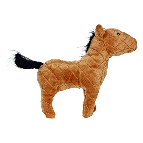 Mighty- Farm Horse - Squeaker-Multiple Layers. Made Durable, Strong & Tough. Interactive Play (Tug, Toss & Fetch). Machine Washable & Floats #TOP24