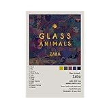 Glass Animals Zaba Album Cover Canvas Poster Wall Art Decor Print Picture Paintings for Living Room Bedroom Decoration Unframe-style 12x18inch(30x45cm)