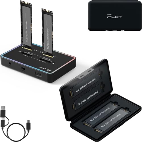 Caja para almacenamiento y clonador M.2 SSD 4 bahías USB C miniatura 1