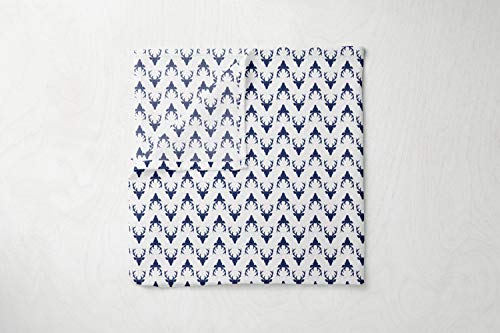 Bacati - Tribal/Aztec Baby Swaddle Blanket Boys Swaddle Wrap Soft Breathable Cotton Muslin Swaddle Blankets Receiving Blanket For Boys, Large 45 X 45 Inches (Noah Tribal Mint/Navy) #TOP7